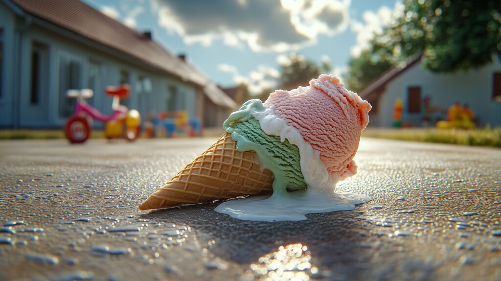 Schmelzendes Eis