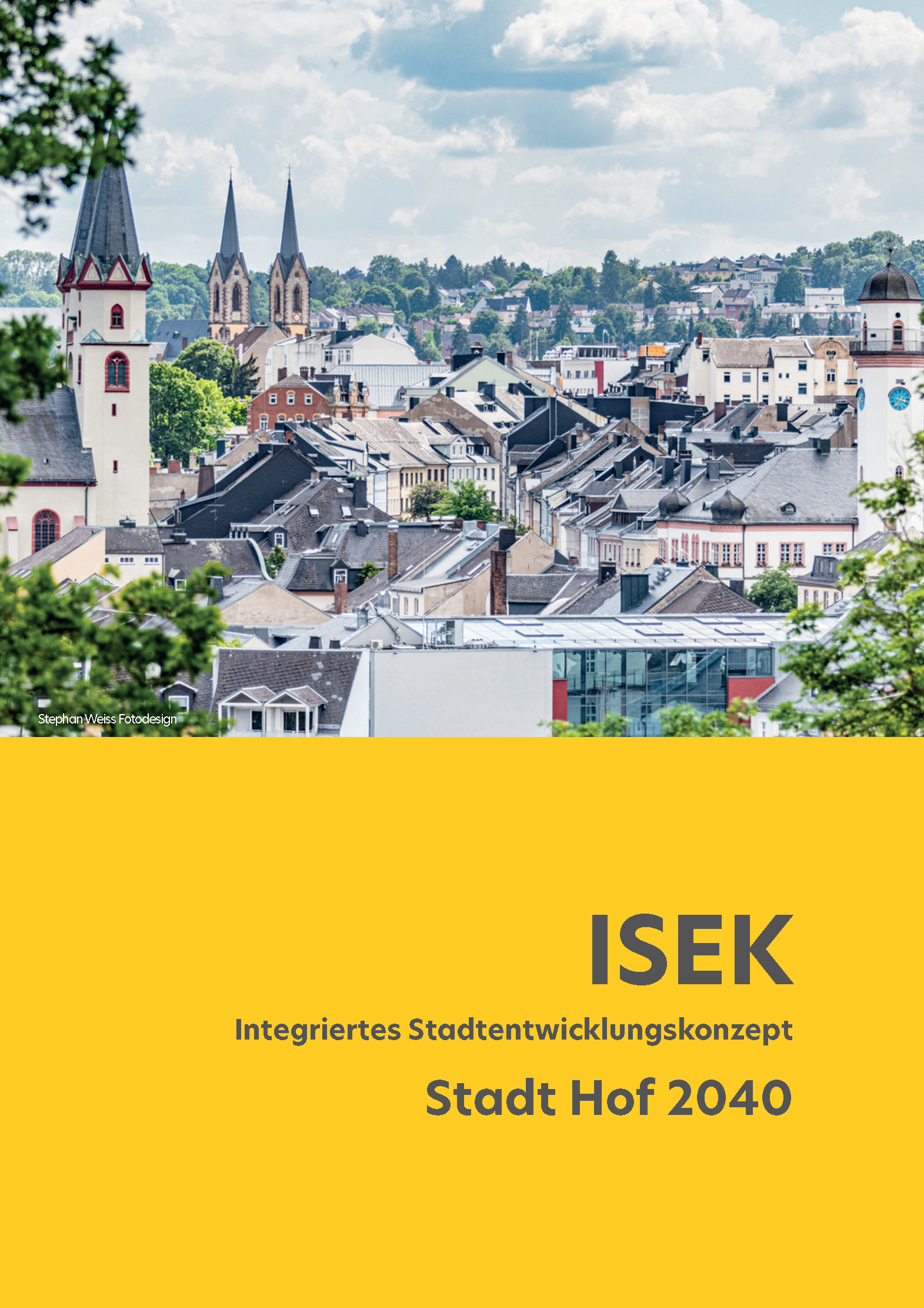 Titelblatt vom ISEK Hof Bericht