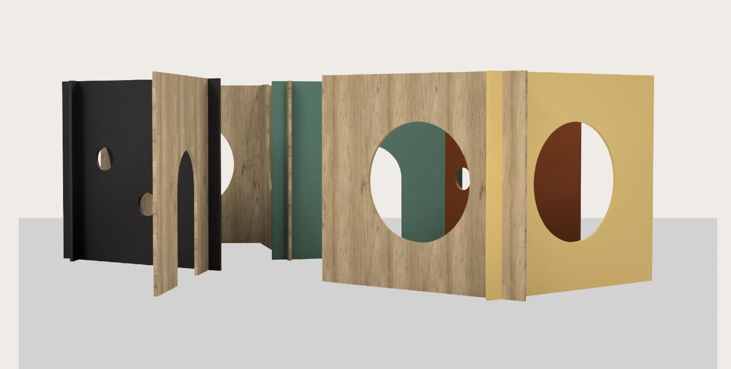 Das Model in der Seitenansicht