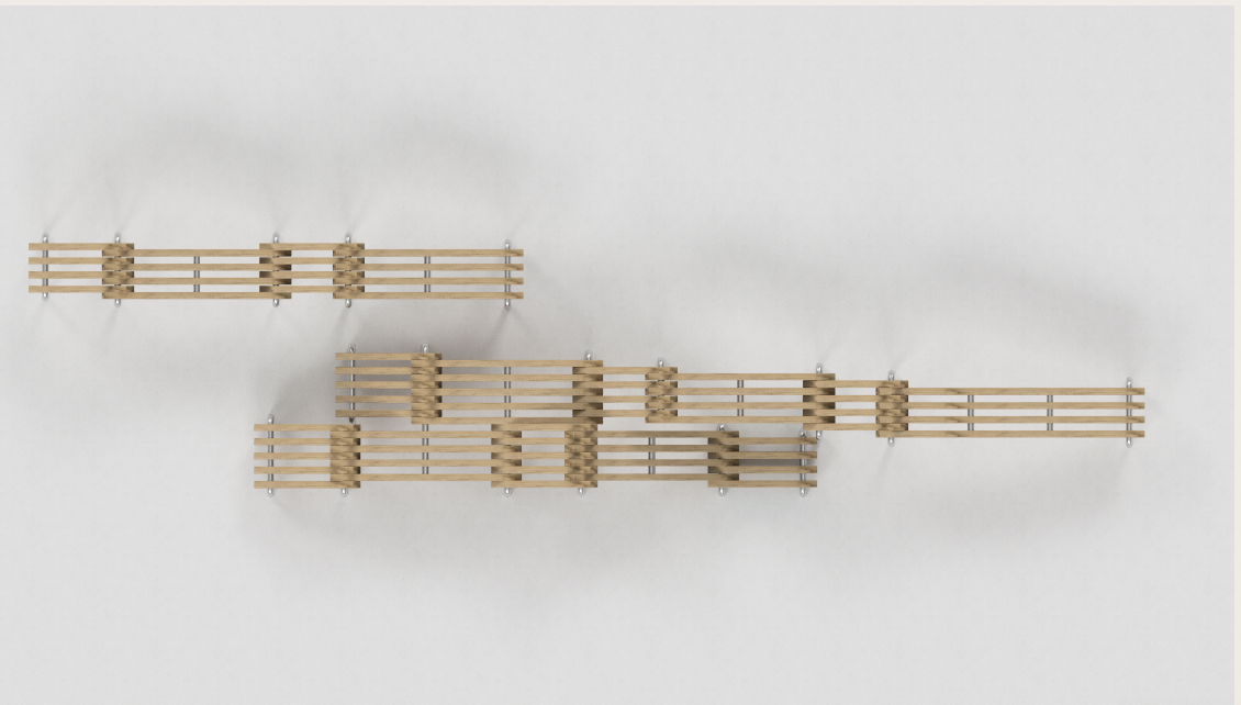 Model in der Ansicht von oben