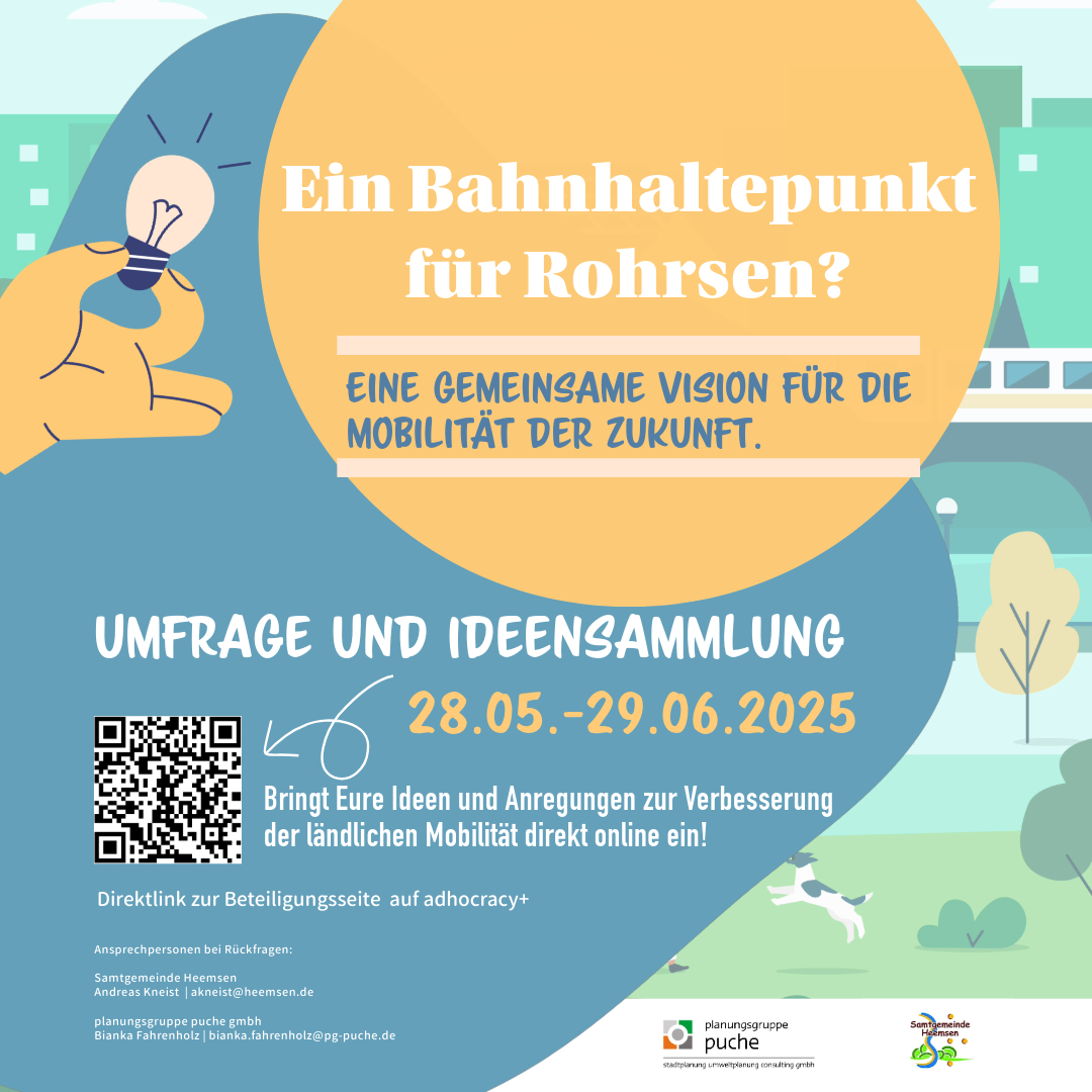 Aufruf Umfrage und Ideensammlung
