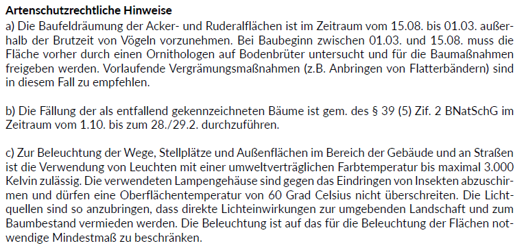 B-Plan Winsen Nr. 36 C - Textliche Festsetzungen 11