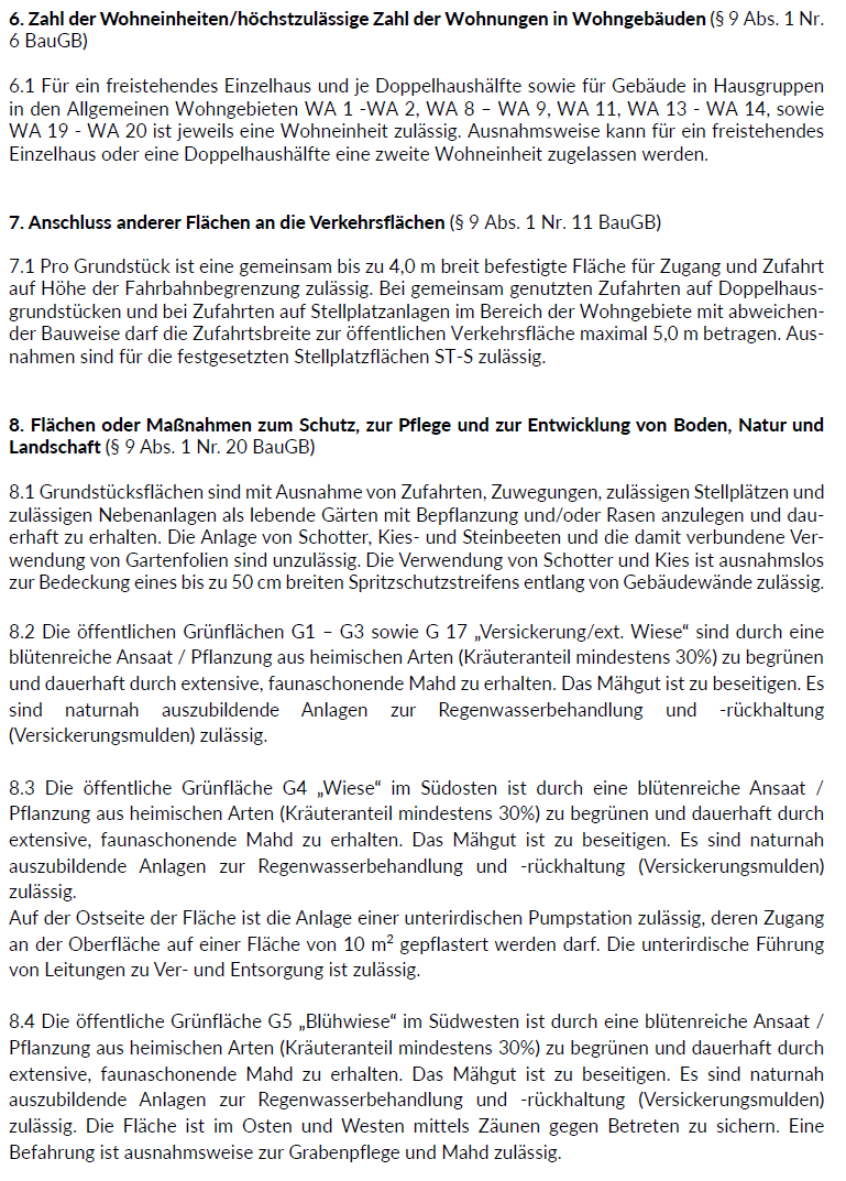 B-Plan Winsen Nr. 36 C - Textliche Festsetzungen 4