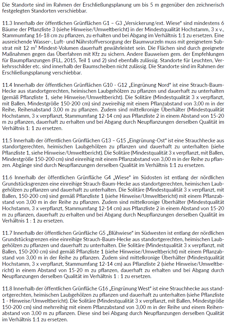 B-Plan Winsen Nr. 36 C - Textliche Festsetzungen 7