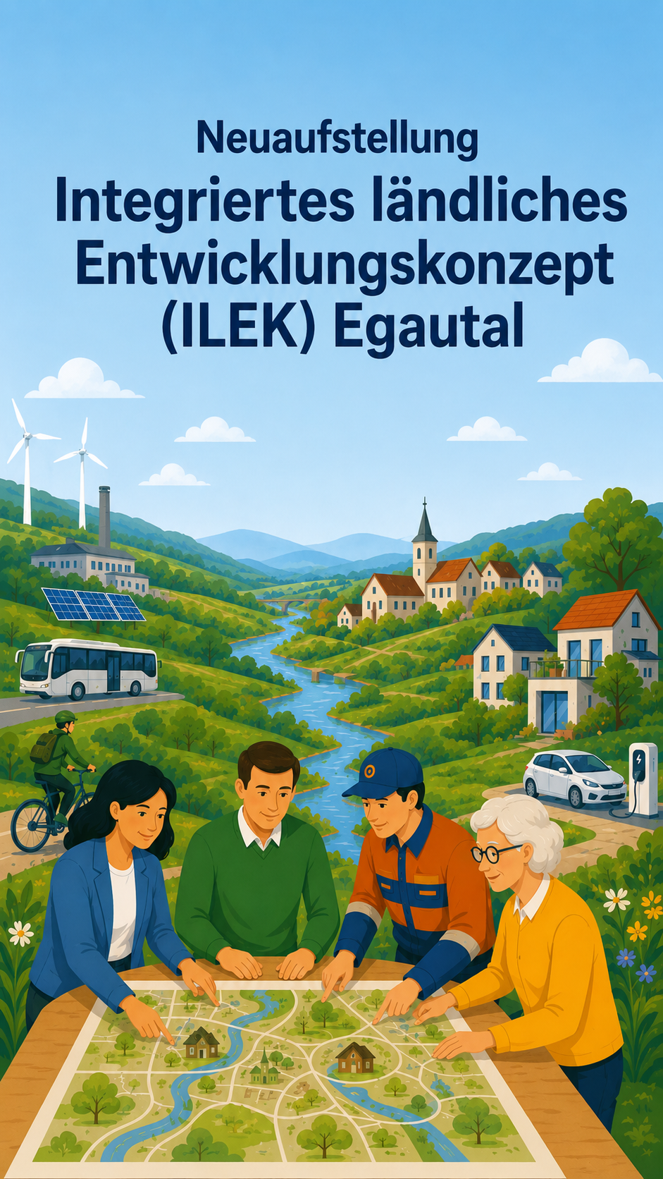 Imagebild Neuaufstellung Integriertes ländliches Entwicklungskonzept (ILEK) Egautal